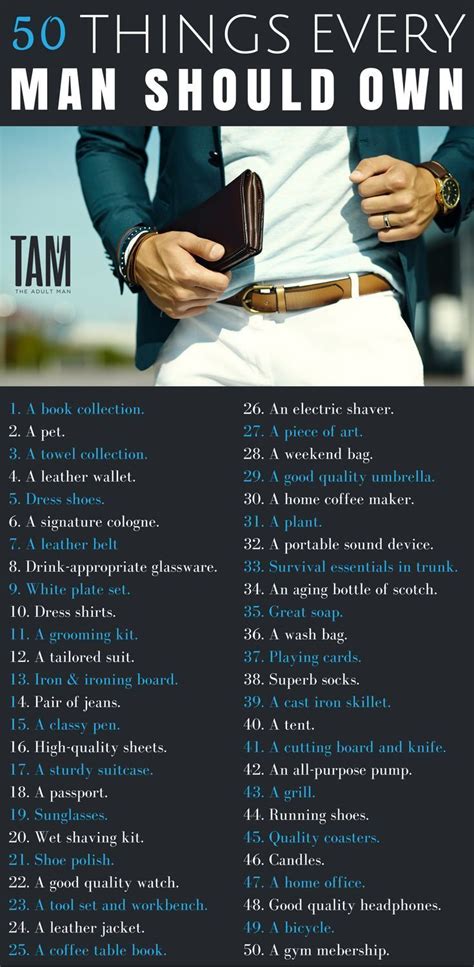 you have done great things|items every man needs.